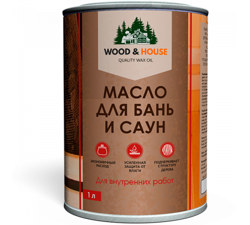 Приобрести МАСЛО ДЛЯ БАНЬ И САУН WOOD & HOUSE во Владивостоке, Приморский край