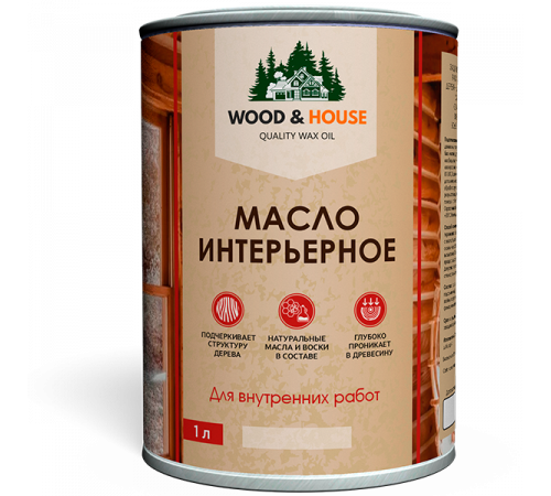 Заказать МАСЛО ИНТЕРЬЕРНОЕ WOOD & HOUSE во Владивостоке, Приморский край
